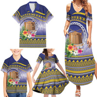 Tokelau Tuluma Family Matching Summer Maxi Dress and Hawaiian Shirt Polynesian Tropical Flowers LT9 - Polynesian Pride