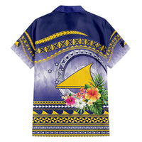 Tokelau Tuluma Family Matching Summer Maxi Dress and Hawaiian Shirt Polynesian Tropical Flowers LT9 - Polynesian Pride