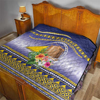 Tokelau Tuluma Quilt Polynesian Tropical Flowers