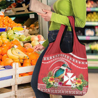 Wallis et Futuna Kingfisher Grocery Bag Polynesian Tropical Flowers LT9 - Polynesian Pride
