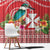 Wallis et Futuna Kingfisher Window Curtain Polynesian Tropical Flowers