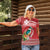 Wallis et Futuna Kingfisher Women Polo Shirt Polynesian Tropical Flowers