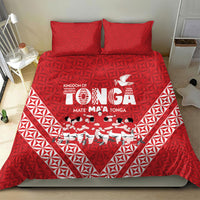 Mate Ma'a Tonga Bedding Set Tongan Sipi Tau Ngatu Inspired Red LT9 - Polynesian Pride