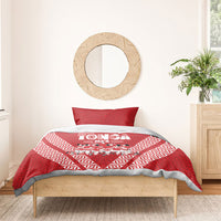 Mate Ma'a Tonga Bedding Set Tongan Sipi Tau Ngatu Inspired Red LT9 - Polynesian Pride