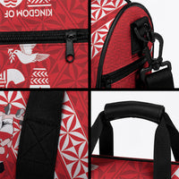 Mate Ma'a Tonga Duffle Bag Tongan Sipi Tau Ngatu Inspired Red LT9 - Polynesian Pride