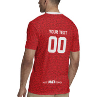 Mate Ma'a Tonga Custom Rugby Jersey Tongan Sipi Tau Ngatu Inspired Red LT9 - Polynesian Pride