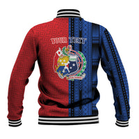 TokoUso Samoa Tonga Personalised Baseball Jacket Pacific Brotherhood Tribal Pattern LT9 - Polynesian Pride