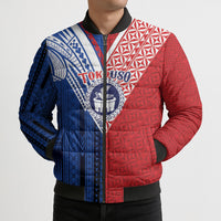 TokoUso Samoa Tonga Personalised Bomber Puffer Jacket Pacific Brotherhood Tribal Pattern LT9 - Polynesian Pride