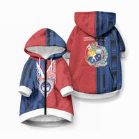 TokoUso Samoa Tonga Personalised Pet Hoodie Pacific Brotherhood Tribal Pattern LT9 Zip-up Multicolor - Polynesian Pride