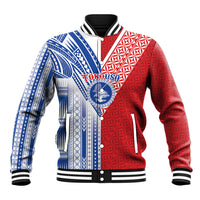 TokoUso American Samoa Tonga Personalised Baseball Jacket Pacific Brotherhood Tribal Pattern LT9 Unisex Multicolor - Polynesian Pride