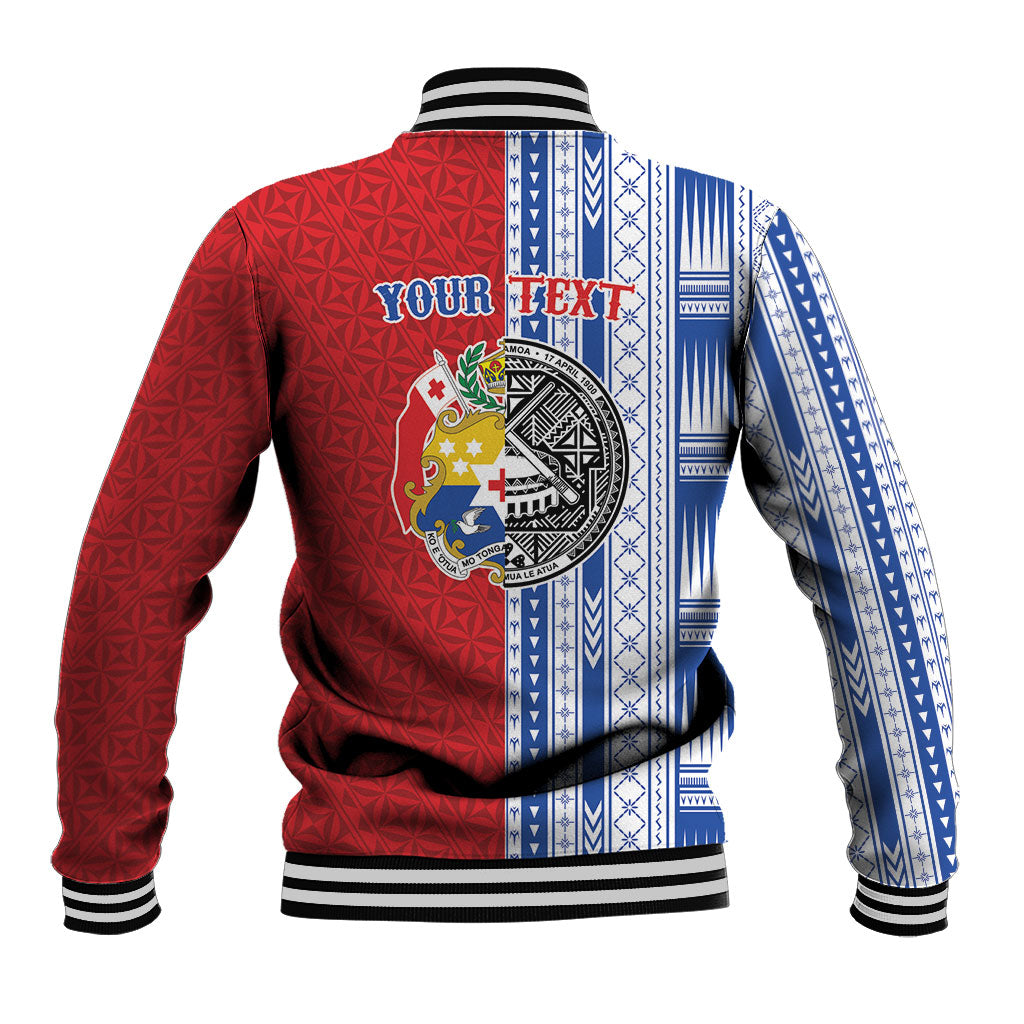 TokoUso American Samoa Tonga Personalised Baseball Jacket Pacific Brotherhood Tribal Pattern LT9 - Polynesian Pride