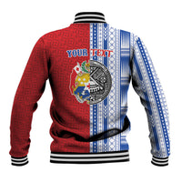 TokoUso American Samoa Tonga Personalised Baseball Jacket Pacific Brotherhood Tribal Pattern LT9 - Polynesian Pride