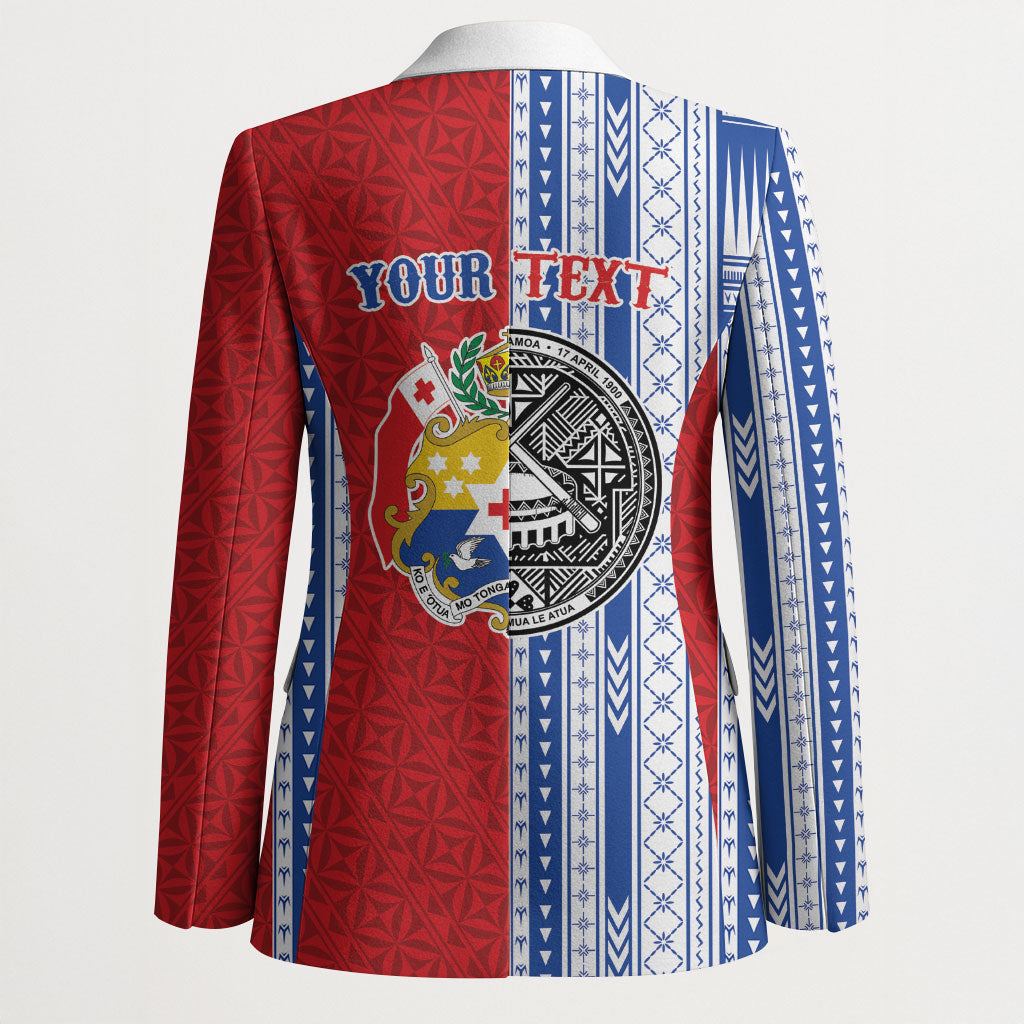 TokoUso American Samoa Tonga Personalised Blazer Pacific Brotherhood Tribal Pattern LT9 - Polynesian Pride
