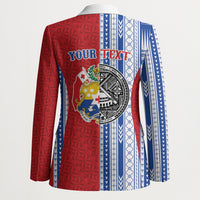 TokoUso American Samoa Tonga Personalised Blazer Pacific Brotherhood Tribal Pattern LT9 - Polynesian Pride