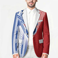TokoUso American Samoa Tonga Personalised Blazer Pacific Brotherhood Tribal Pattern LT9 - Polynesian Pride