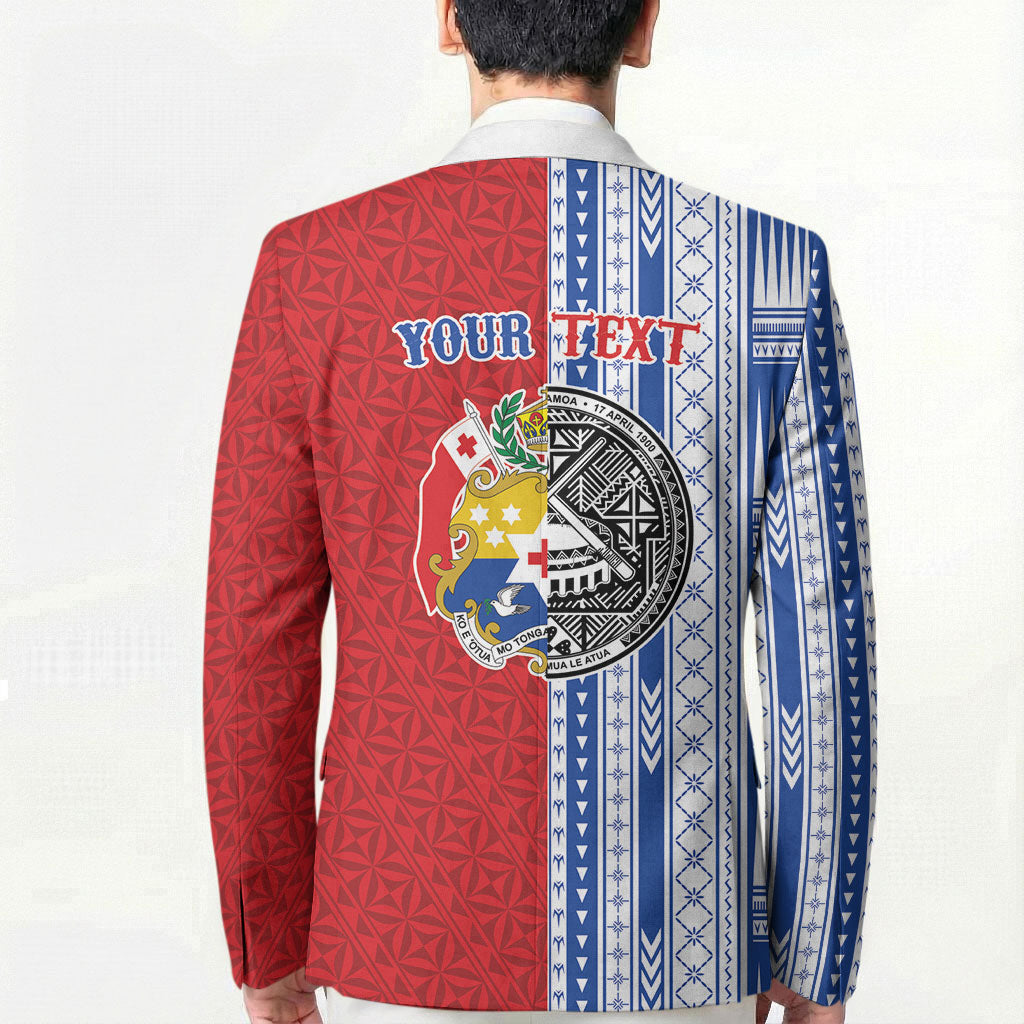 TokoUso American Samoa Tonga Personalised Blazer Pacific Brotherhood Tribal Pattern LT9 - Polynesian Pride