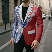 TokoUso American Samoa Tonga Personalised Blazer Pacific Brotherhood Tribal Pattern LT9 - Polynesian Pride