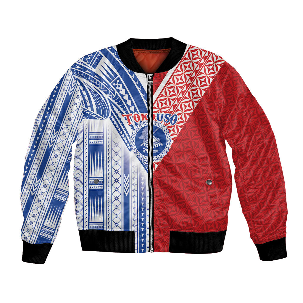 TokoUso American Samoa Tonga Personalised Bomber Jacket Pacific Brotherhood Tribal Pattern LT9 Unisex Multicolor - Polynesian Pride