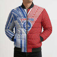 TokoUso American Samoa Tonga Personalised Bomber Puffer Jacket Pacific Brotherhood Tribal Pattern LT9 - Polynesian Pride