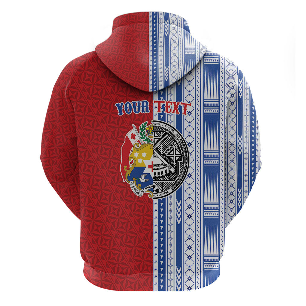 TokoUso American Samoa Tonga Personalised Hoodie Pacific Brotherhood Tribal Pattern