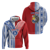 TokoUso American Samoa Tonga Personalised Hoodie Pacific Brotherhood Tribal Pattern