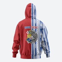 TokoUso American Samoa Tonga Personalised Hoodie Pacific Brotherhood Tribal Pattern
