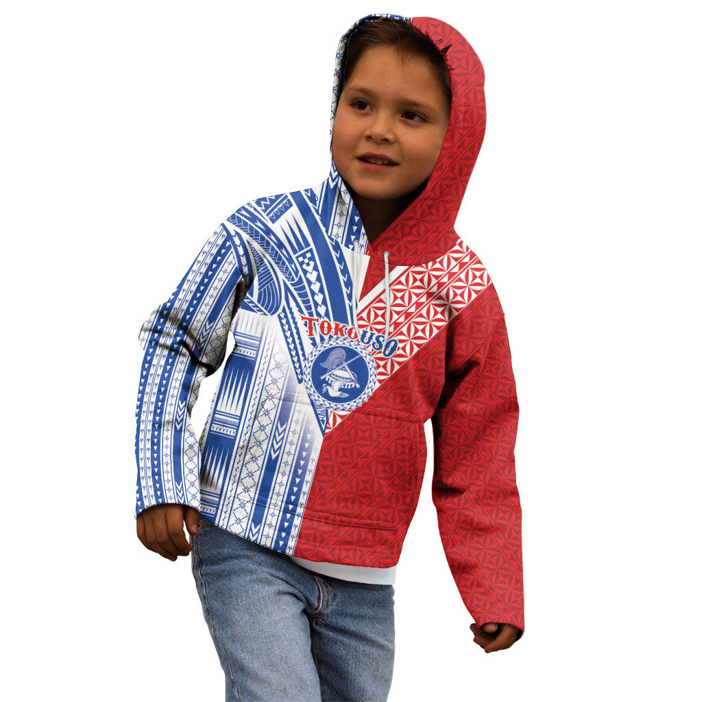 TokoUso American Samoa Tonga Personalised Kid Hoodie Pacific Brotherhood Tribal Pattern LT9 - Polynesian Pride