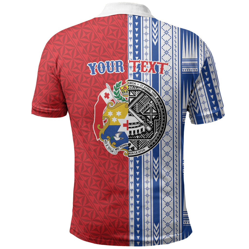 TokoUso American Samoa Tonga Personalised Polo Shirt Pacific Brotherhood Tribal Pattern LT9 - Polynesian Pride