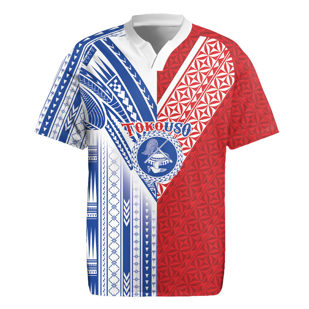 TokoUso American Samoa Tonga Personalised Rugby Jersey Pacific Brotherhood Tribal Pattern LT9 Multicolor - Polynesian Pride