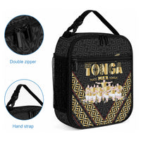 Mate Ma'a Tonga Lunch Bag Tongan Sipi Tau Ngatu Inspired Black LT9 - Polynesian Pride