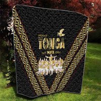 Mate Ma'a Tonga Quilt Tongan Sipi Tau Ngatu Inspired Black LT9 - Polynesian Pride