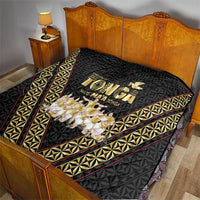 Mate Ma'a Tonga Quilt Tongan Sipi Tau Ngatu Inspired Black LT9 - Polynesian Pride