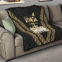 Mate Ma'a Tonga Quilt Tongan Sipi Tau Ngatu Inspired Black LT9 - Polynesian Pride