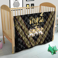 Mate Ma'a Tonga Quilt Tongan Sipi Tau Ngatu Inspired Black LT9 - Polynesian Pride