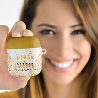 Mate Ma'a Tonga AirPods Case Tongan Sipi Tau Ngatu Inspired Gold LT9 - Polynesian Pride