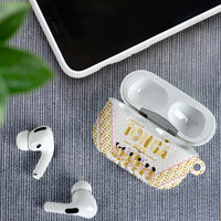 Mate Ma'a Tonga AirPods Case Tongan Sipi Tau Ngatu Inspired Gold LT9 - Polynesian Pride