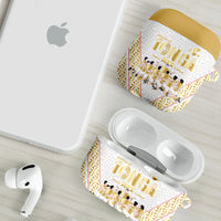 Mate Ma'a Tonga AirPods Case Tongan Sipi Tau Ngatu Inspired Gold LT9 - Polynesian Pride