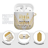 Mate Ma'a Tonga AirPods Case Tongan Sipi Tau Ngatu Inspired Gold LT9 - Polynesian Pride
