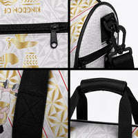 Mate Ma'a Tonga Duffle Bag Tongan Sipi Tau Ngatu Inspired Gold LT9 - Polynesian Pride