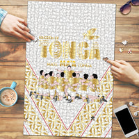Mate Ma'a Tonga Puzzle Tongan Sipi Tau Ngatu Inspired Gold LT9 Gold - Polynesian Pride