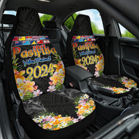 Pasifika Vibes Festival 2024 Auckland Car Seat Cover LT9 One Size Black - Polynesian Pride