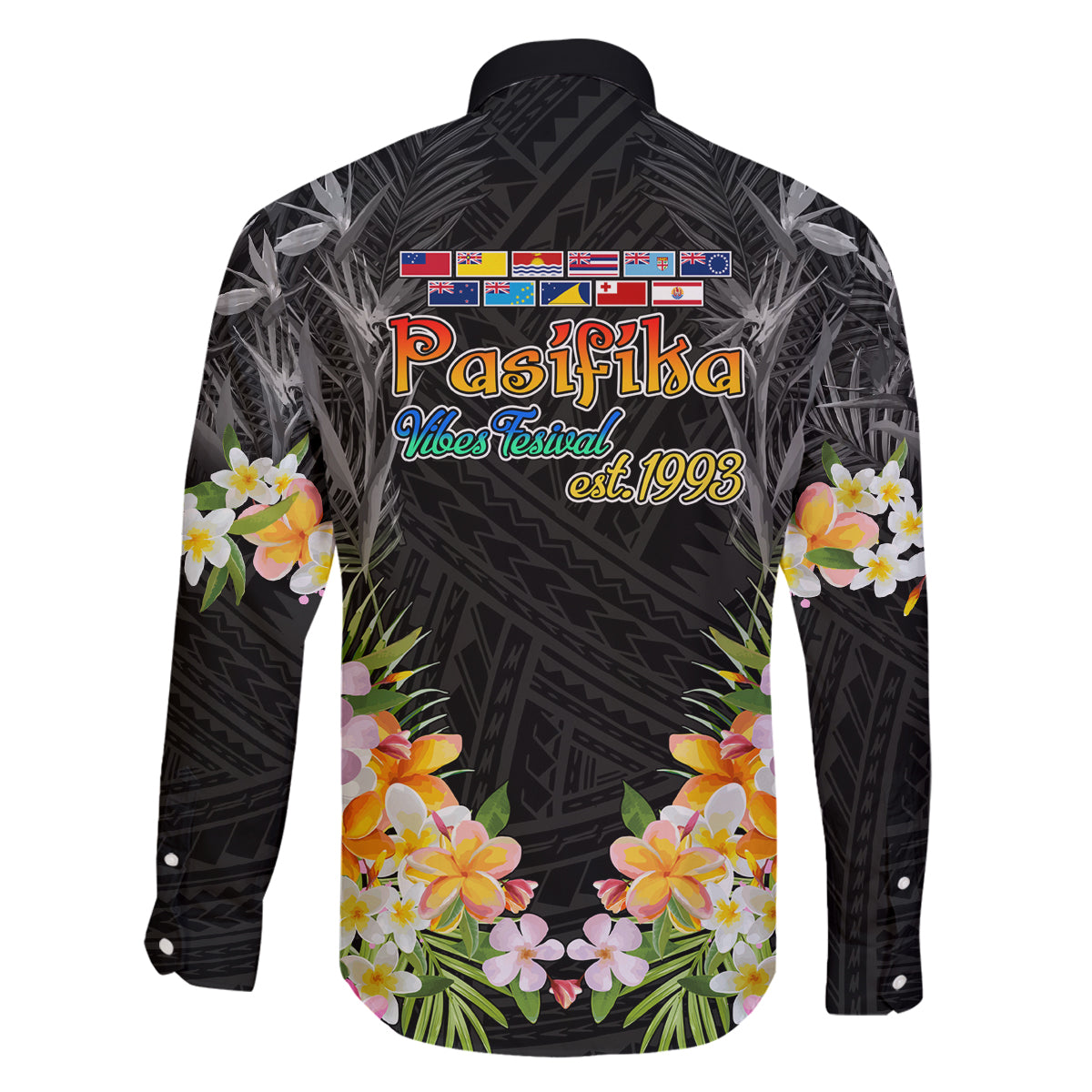 Pasifika Vibes Festival 2024 Auckland Family Matching Long Sleeve Bodycon Dress and Hawaiian Shirt LT9 - Polynesian Pride