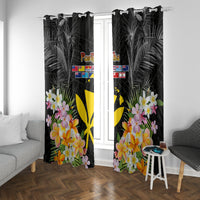 Pasifika Vibes Festival 2024 Window Curtain Kanaka Maoli With Hawaiian Islands