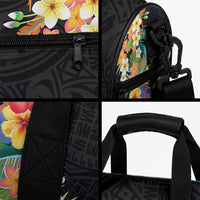 Hawaii Tropical Flowers Tribal Pattern Duffle Bag No5 LT9 - Polynesian Pride