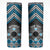 Personalised Aotearoa Niho Taniwha Motif Skinny Tumbler Blue Style