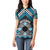 Personalised Aotearoa Niho Taniwha Motif Women Polo Shirt Blue Style