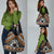Personalised Aotearoa Niho Taniwha Motif Grocery Bag Gold Style