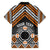 Personalised Aotearoa Niho Taniwha Motif Hawaiian Shirt Gold Style
