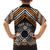 Personalised Aotearoa Niho Taniwha Motif Hawaiian Shirt Gold Style