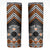 Personalised Aotearoa Niho Taniwha Motif Skinny Tumbler Gold Style